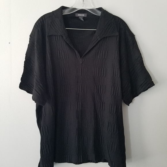 Kenneth Cole Reacton Buttonless Split Neck - Picture 1 of 4